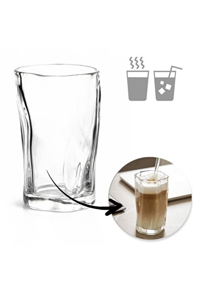 ECARLA Чаша от боросиликатно стъкло, за лате и дълги напитки, 275 мл, eCarla,...