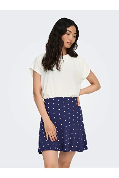 ONLY Top Onlmolly S/S cu guler rotund Dobby Jrs pentru femei tricou 15368563