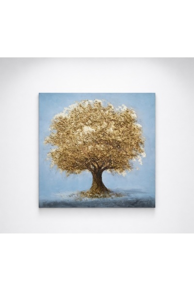 OEM Tablou Reliefat 3D Pictat cu Pomul Vietii 60x60cm - Caelum