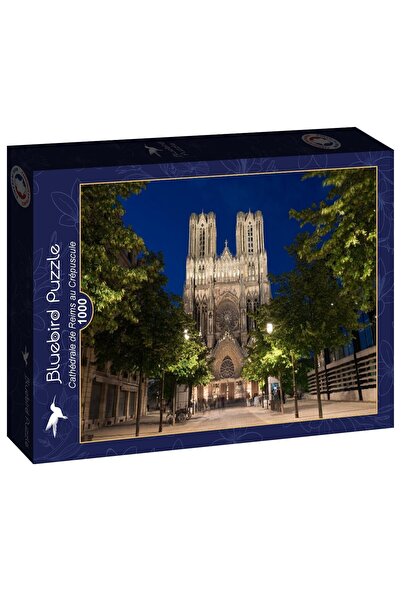 Bluebird Παζλ 1000 κομμάτια - Καθεδρικός Ναός της Ρεμς στο Σούρουπο (Bluebird...