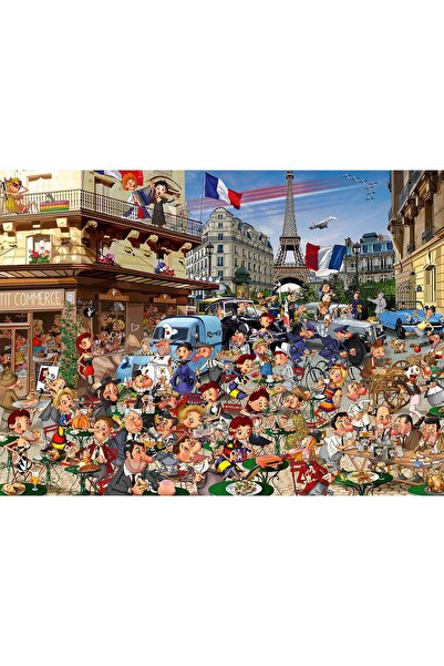 Bluebird Puzzle 4000 pieces Puzzle - Francois Ruyer: Les 30 Glorieuses (Blueb...