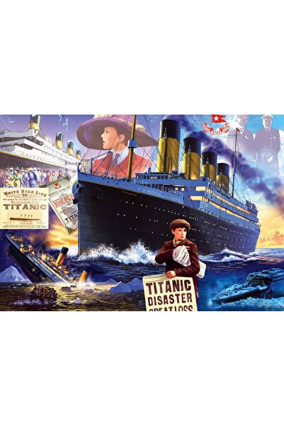 Bluebird Puzzle 1000 piese - Steve Crisp: Titanic (Bluebird-Puzzle-F-90664)