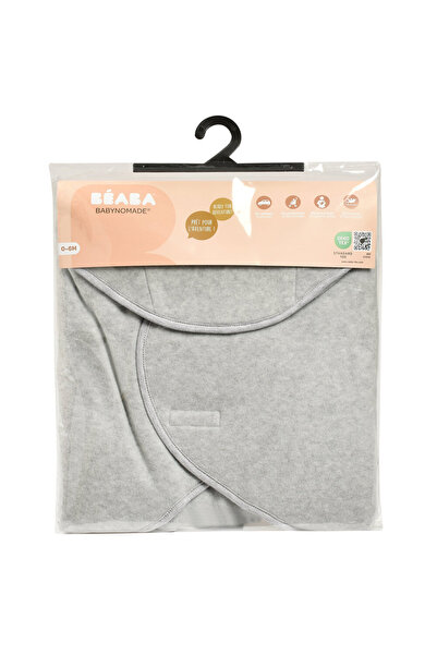 Beaba BabyNomade 0-6 Months Heather Grey Swaddle Blanket