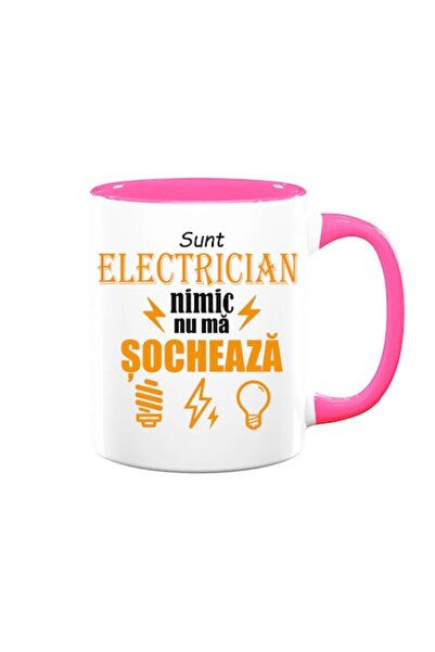 OEM Personalized Mug with Message: "I am an electrician, nothing shocks me"