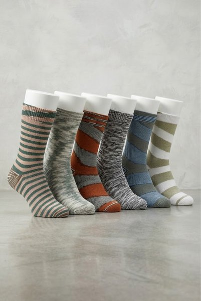 KARDEŞLER ÇORAP Women's Patterned Cotton Multi-Colored Socks 6-Pack