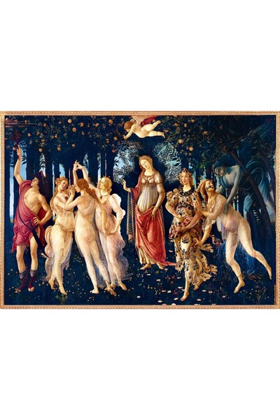 Bluebird Puzzle 1000 pieces Puzzle - Sandro Botticelli: La Primavera (Spring)...
