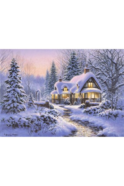 Bluebird Puzzle 500 pieces - Winter's Blanket Wouldbie Cottage (Bluebird-Puzz...
