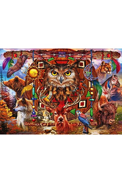 Bluebird Puzzle - Marchetti Ciro: Animal Totem, 4000 pieces (Bluebird-Puzzle-...