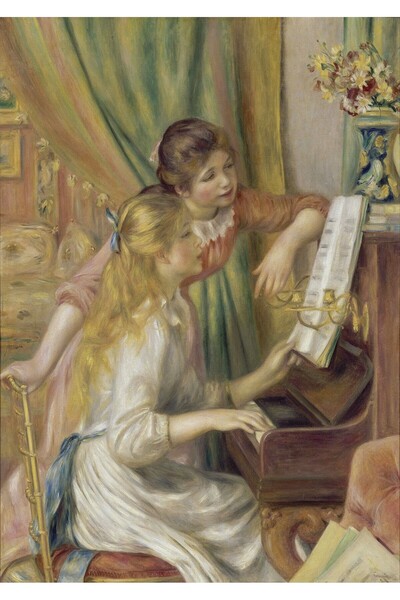Bluebird Puzzle 1000 pieces Puzzle - Auguste Renoir: Young Girls at the Piano...