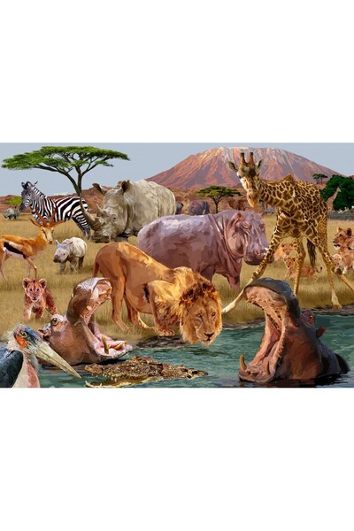 Bluebird Puzzle 1000 pieces Puzzle - Francois Ruyer: Kilimanjaro (Bluebird-Pu...