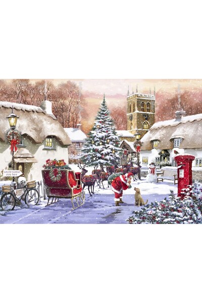 Bluebird Puzzle 1500 pieces - Village and Santa (Bluebird-Puzzle-F-90536)