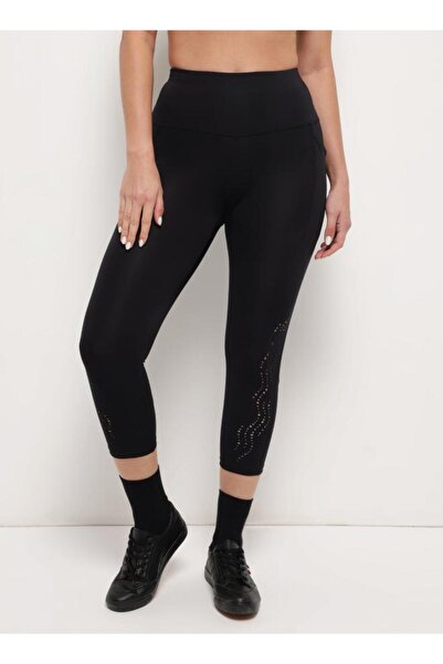 Zaecy Women’s ⅞ Sports Leggings – Night Empyrean Black