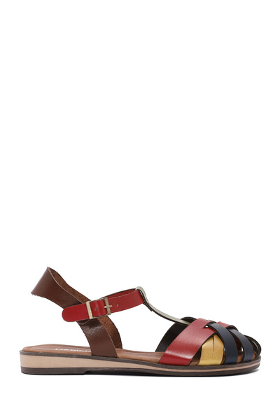 Derimod Multicolor pentru femei cu cataramă piele Bodrum sandale 26SFD332218