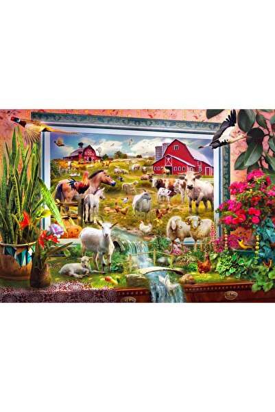 Bluebird Puzzle - Magic Farm Painting, 1000 pieces (70029)