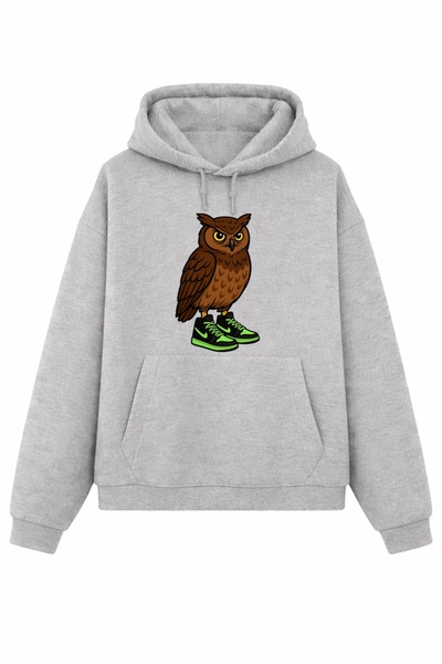 Rabona Fashion Φούτερ με στάμπα Street Spirit Owl / Φούτερ με κουκούλα (Προαι...