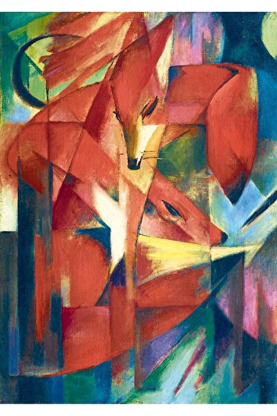 Bluebird Παζλ 1000 τεμαχίων - Μαρκ Φρανζ: Οι Αλεπούδες, 1913 (Art-by-Bluebird...