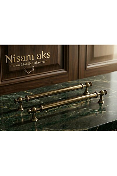 NİSAM AKS 160 MM DORUK BRONZ MOBİLYA KULP