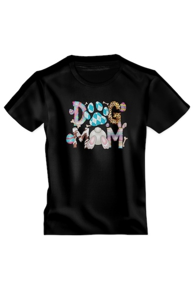 OKTANE Tricou personalizat pentru mame de câine, model 5, negru, L