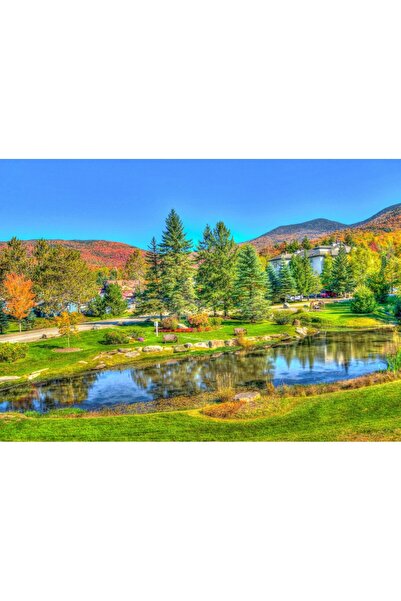 Bluebird Puzzle 1000 pieces Puzzle - Stowe, Vermont, USA (Bluebird-Puzzle-F-9...