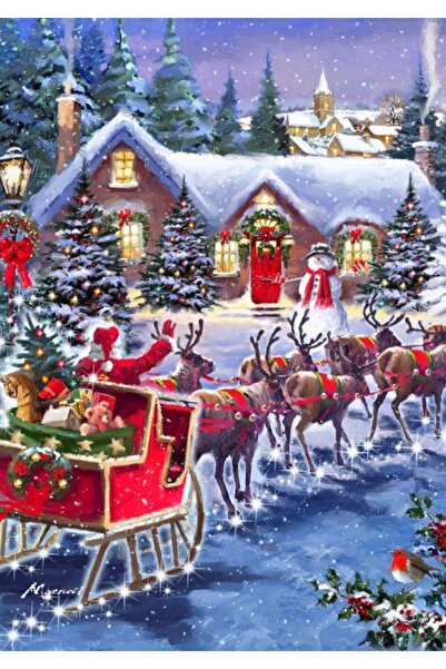 Bluebird Puzzle 1000 pieces - Santa And Sleigh (Bluebird-Puzzle-F-90150)