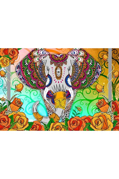 Bluebird Παζλ 1000 κομματιών - Πολύχρωμος Ελέφαντας (Bluebird-Puzzle-F-90333)