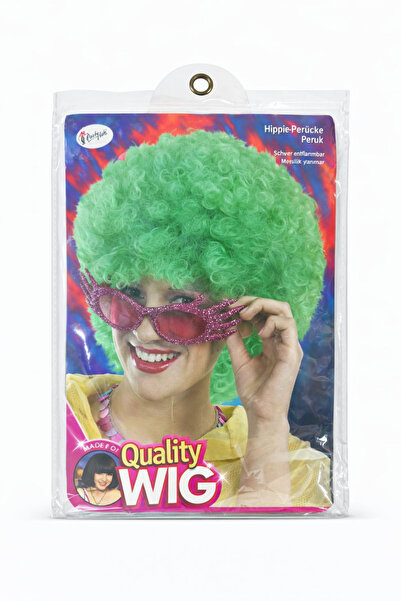 funworld Περούκα Κλόουν Πράσινη