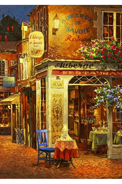 Bluebird Puzzle Puzzle - Viktor Shvaiko: Auberge de Savoie Restaurant, 1000 p...