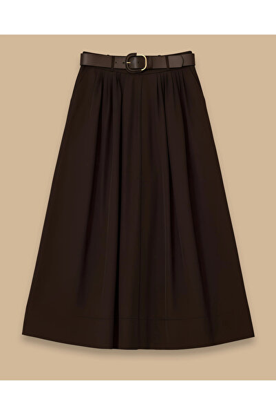 SEÇİL KEMERLİ PİLE DETAYLI ETEK