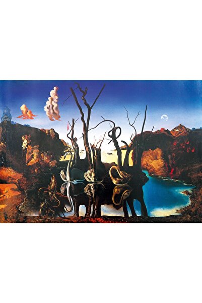 Bluebird Puzzle 1000 pieces Puzzle - Salvador Dali: Swans Reflecting Elephant...