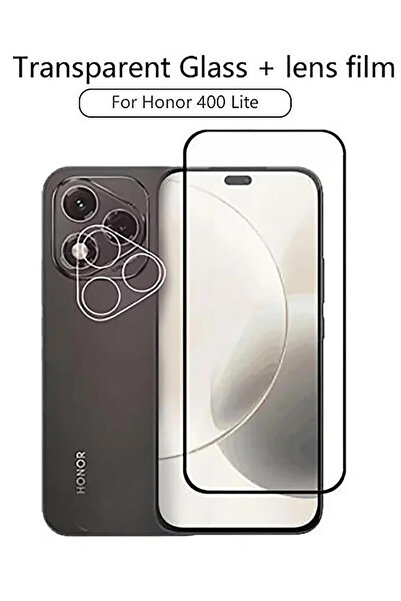 Generic واقي شاشة لهاتف For Honor 400 Lite مع غشاء حماية للكاميرا، زجاج مقوى ...