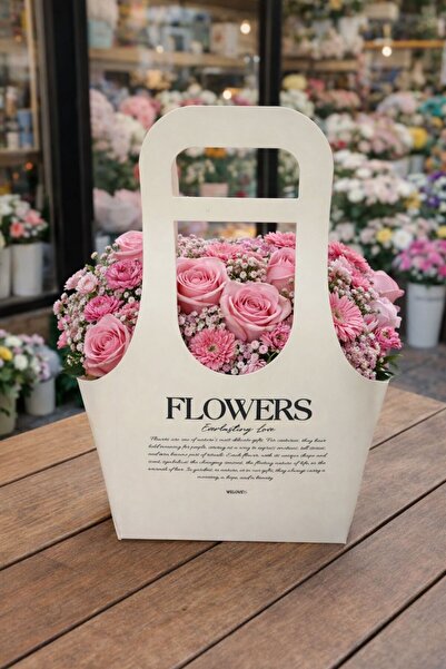 weloveis نقل الزهور حقيبة سي.إي.إ.ي. - اللون الأبيض - 5 قطع