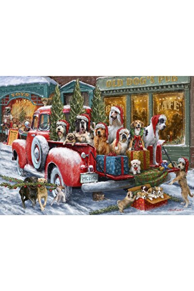 Bluebird Puzzle 500 pieces - Dogs on Truck (Bluebird-Puzzle-F-90522)