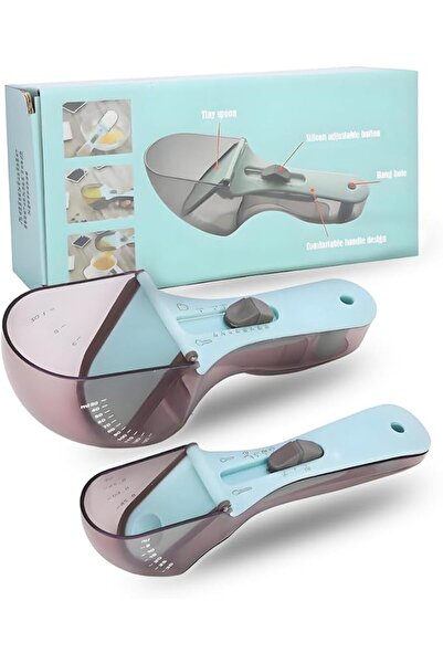 Arabest Adjustable Measuring Spoon Multifunctional Cooking Metering Scoop Pre...