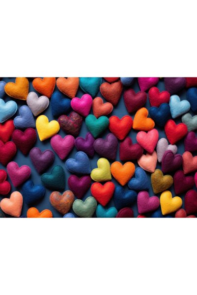 Bluebird Παζλ 500 κομμάτια - Πολύχρωμες Καρδιές (Bluebird-Puzzle-F-90546)