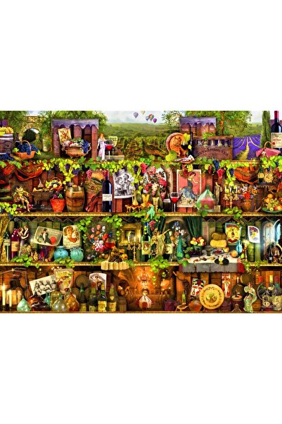 Bluebird 500 piece puzzle - Aimee Stewart: Wine Shelf (Bluebird-Puzzle-F-90723)
