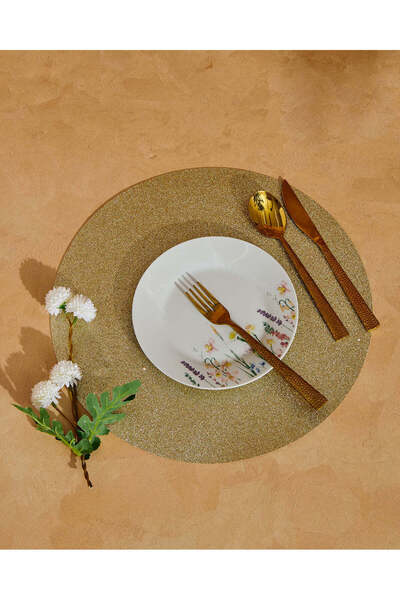 REDTAG Silver Round Placemat