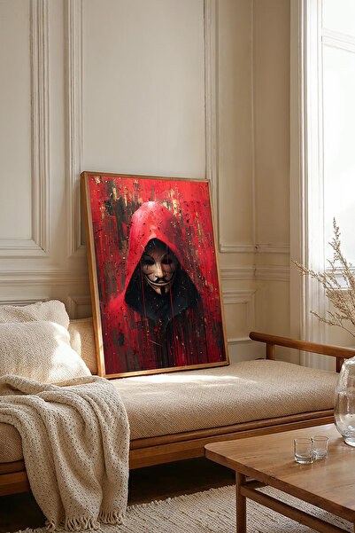 Dekorsiahome Tablou dintr-o singură bucată cu ramă din lemn TK3673