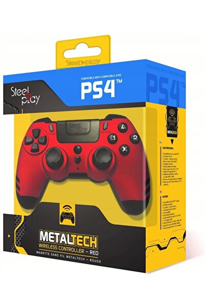 Steel Play Steelplay MetalTech Wireless Controller For PlayStation 4 Red