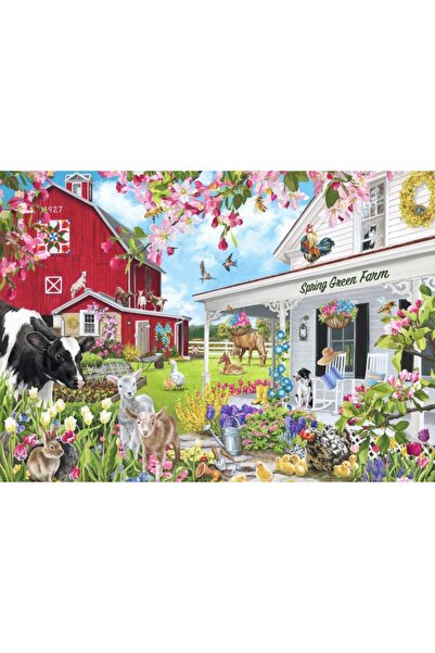 Bluebird Παζλ 500 κομμάτια - Αγρόκτημα Πράσινο της Άνοιξης (Bluebird-Puzzle-F...