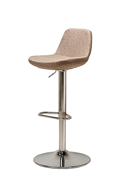 SÜPER ÇELİK BAR TABURESİ 956 MODEL GRİ KUMAŞ