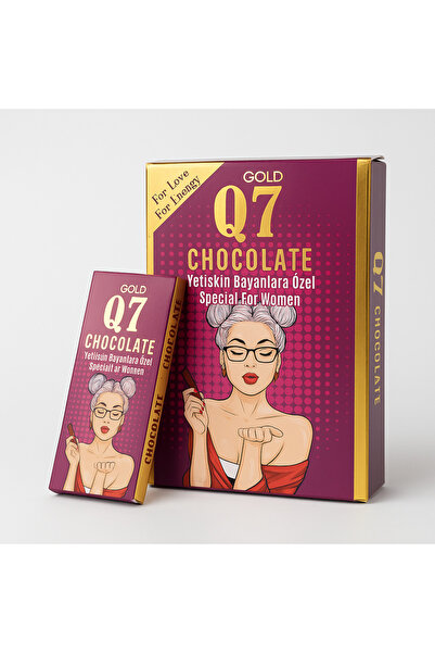 Q7 Q 7 Gold Chocolate full BOX Orignal 12 pack BOX