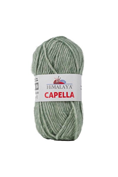 Himalaya Capella Mohair Yarn Cotton Strands - 28 Green