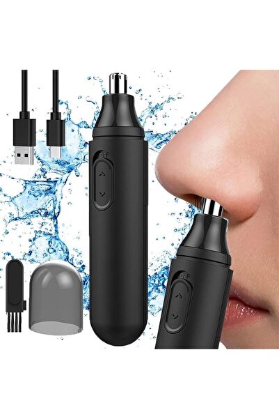 Arabest Electric Nose and Ear Hair Trimmer,Rechargeable Waterproof Eyebrow Fa...