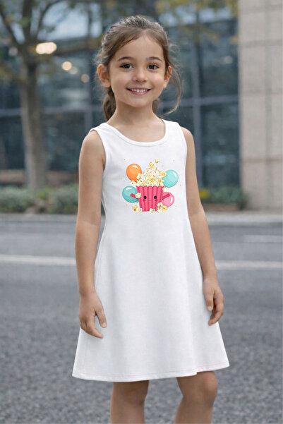 CACTUS COLLECTION ΚΑΛΟΚΑΙΡΙΝΟ ΦΟΡΕΜΑ ΚΟΡΙΤΣΙΩΝ ΜΕ ΣΧΕΔΙΟ ΠΟΠΚΟΡΝ