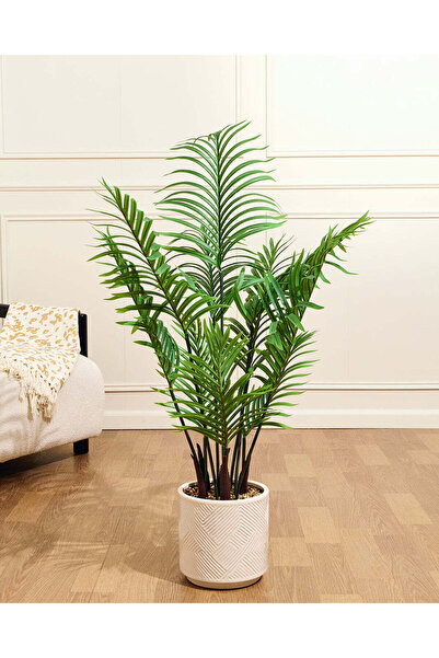 REDTAG Green Artificial Palm In Ceramic Pot 120Cm