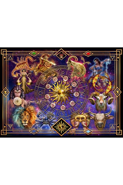 Bluebird Παζλ 500 κομμάτια - Marchetti Ciro: Zodiac Montage (Bluebird-Puzzle-...