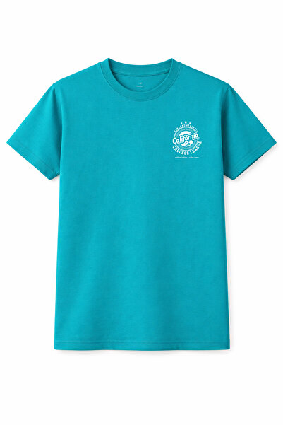 BEETON California 55 College Printed Oversized Unisex T-Shirt 100% Cotton Str...