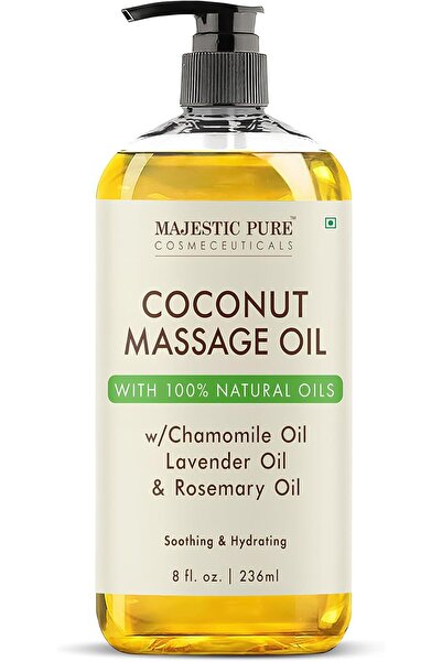 Hope Pure Coconut Massage Oil 236ml Ultra Glide Natural Oil for Pain Relief T...