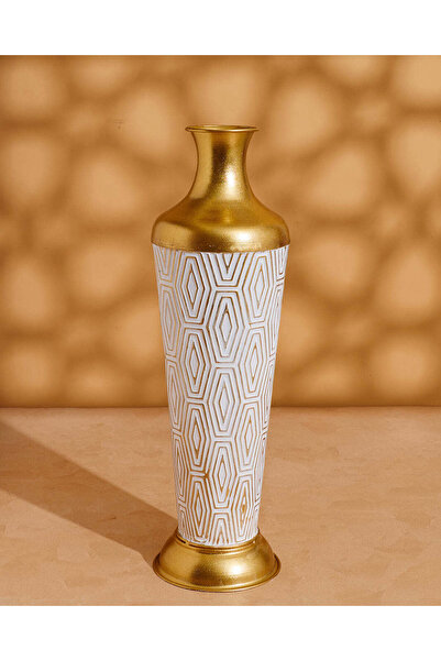 REDTAG مزهرية زهور معدنية ذهبية