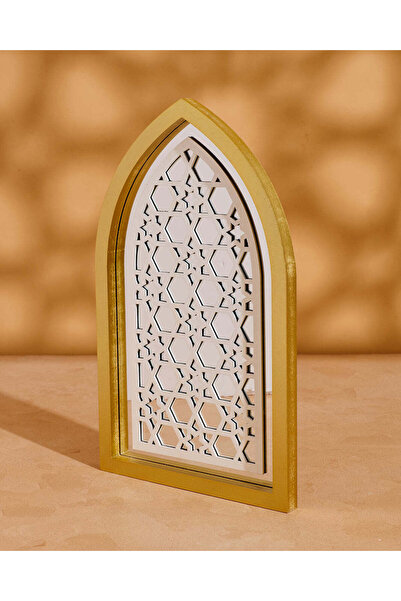 REDTAG Gold Ramadan Mirror Décor Accent